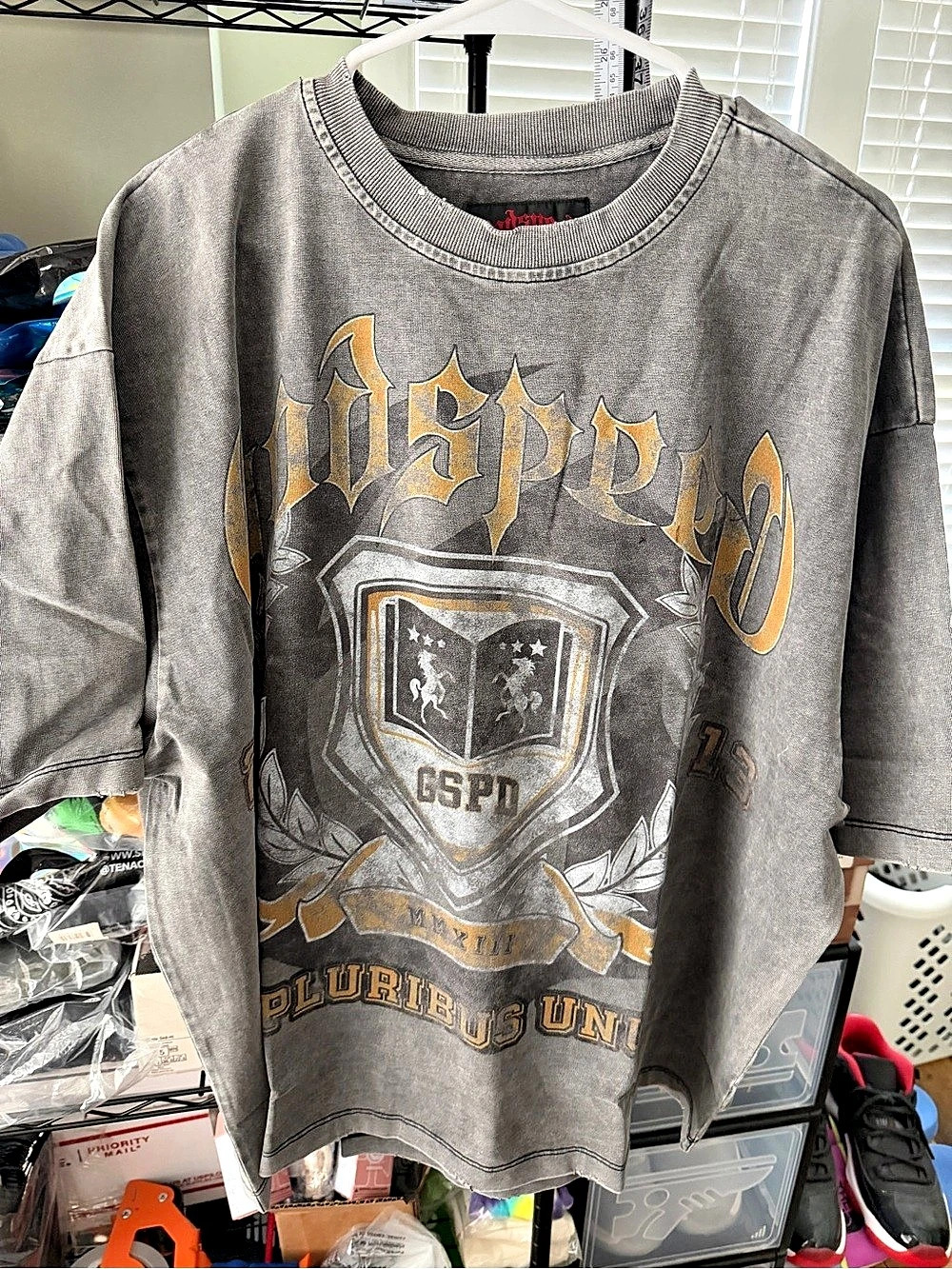 Godspeed SS24 MOTO COLLECTION Graphic Tee Gray XL NWT